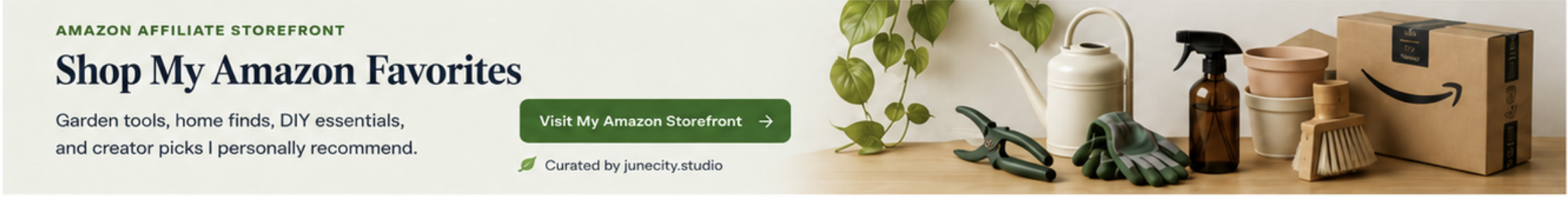 Amazon affiliate storefront banner